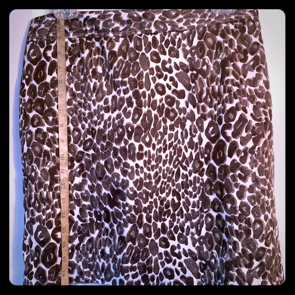 Loft leopard Mini Skirt final price